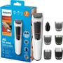 Imagem de Multigroomer Philips Series 3000 Mg3721 Branco 100V/240V