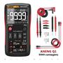Imagem de Multímetro Digital Aneng Q1 Profissional - 9999 Contagens, True RMS, Testador Analógico LCR