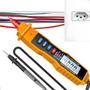 Imagem de Multimetro Digital com Capacimetro + Aviso Sonoro Bip Frequencimetro Caneta Digital Voltimetro Multi