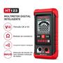Imagem de Multímetro Digital Inteligente HABOTEST HT123 AC/DC Tensão Resistência Continuidade Testador NCV Com