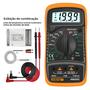 Imagem de Multímetro Digital Portátil ANENG AN8205C AC DC Volt Ohm Tester Com Termopar LCD Retroiluminado