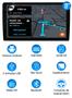 Imagem de Multimidia 2 Din 9" Polegadas Android Tela Flutuante Gol Parati Saveiro G2 Android Auto Car Play + Câmera Ré