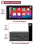 Imagem de Multimídia 6,8" Pioneer DMH-A5650BT Car Play Android Auto Sem fio + Câmera de Ré