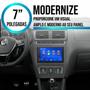 Imagem de Multimídia 7 Polegadas CrossFox Fox 2014-2022 Android-Auto Bluetooth MP5 + Moldura