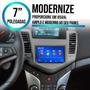 Imagem de Multimídia 7 Polegadas Cruze 2011 A 2016 Android-Auto MP5 Bluetooth + Moldura