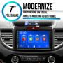 Imagem de Multimídia 7 Polegadas Crv 2012 A 2016 Android-Auto MP5 Bluetooth + Moldura