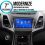 Imagem de Multimídia 7 Polegadas Elantra 2014 2015 2016 Android-Auto MP5 Bluetooth + Moldura