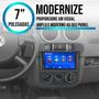 Imagem de Multimídia 7 Polegadas Gol G4 Parati G4 Saveiro G4 Android-Auto MP5 Bluetooth + Moldura