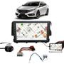 Imagem de Multimídia 9" Honda Civic G10 2016 em Diante Espelhamento USB Bluetooth + Câmera de Ré + Moldura + Chicote + Adaptador de Antena + Interface Comando d