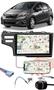 Imagem de Multimídia 9" Polegadas Honda Fit 2015 à 2020 Espelhamento USB Bluetooth + Chicotes + Interface Volante + Moldura Painel + Câmera de Ré