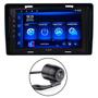 Imagem de Multimídia Android 10.0 Com Tela de 9 Polegadas H-Tech + Vários Modelos De Moldura + Câmera De Ré Borboleta