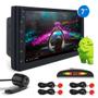 Imagem de Multimídia + Câmera + Sensor Ré Vermelho Fiat Linea 2013 2014 2015 2016 Espelhamento Android Auto Carplay Sem Fio