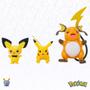 Imagem de Multipack Evolução Figuras Select Edition Boneco Pokemon Pichu Pikachu e Raichu