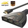 Imagem de Multiplicador Splitter Hub Hdmi 3x1 Chave Seletora Chaveador