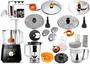 Imagem de Multiprocessador 127V 1000W preto com 21 Itens com 2 Anos Garantia 7304 com 4 discos inox