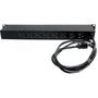 Imagem de Multitomadas StarTech.com - Suporte de Rack 1U com 8 Tomadas e Proteção contra Surtos