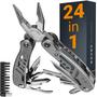 Imagem de Multitool Grand Way 24 em 1 - Alicate, Faca e 11 Bits