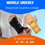Imagem de Munhequeira Órtese Imobilizador Pulso Punho Direito Bege P