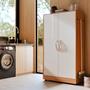 Imagem de Mutiuso Any Organizador Nature/Off White MDF Com Ganchos