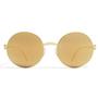 Imagem de Mykita JANIS F9_GD/F Unissex Full Rim Gold Round Frame Sungla