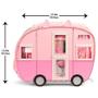 Imagem de Na Na Na Surprise Kitty Cat Camper Playset Trailer Rosa