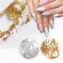 Imagem de Nail Foil Para Unhas Dourado E Prata, Caixa Com 10 Rolos