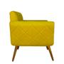 Imagem de Namoradeira 02 Lugares Isabella Consultório Loja Suede Amarelo - DL DECOR