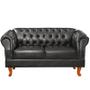 Imagem de Namoradeira Chesterfield Duque 2 Lugares Via Encanto Preto