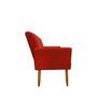 Imagem de Namoradeira Decorativa Malibu 2 Lugares Suede Vermelho