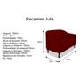 Imagem de Namoradeira Julia A02 Suede - ADJ Decor