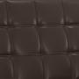 Imagem de Namoradeira material sintético Base de ferro para Escritório Sala de Estar Decorativa Cadeira Estofada Resistente Recepção Manicure
