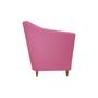 Imagem de Namoradeira Tila Decorativa  2 Lugares Suede Rosa