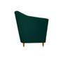 Imagem de Namoradeira Tila Decorativa  2 Lugares Suede Verde Militar