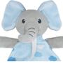 Imagem de Naninha De Elefante Pelúcia Bebê Soninho Azul Buba Baby