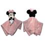 Imagem de Naninha De Pelúcia Boneca Personagem Ratinha Menina Minnie Mouse - Rosa - Indicado Para Bebês E Crianças - Disney Baby