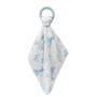 Imagem de Naninha Estampada com Mordedor Argola Azul - BUBA