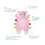 Imagem de Naninha Soninho Soft AntialÉrgico BebÊ Bichinhos - Rosa