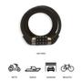 Imagem de "Não importa onde você vá, sua bicicleta estará sempre protegida com a Corrente Cadeado Antifurto com Senha. Com seu cab