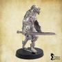 Imagem de Nargrax Escama Rubra - Basilisco Miniaturas - Metal Branco - RPG