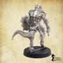 Imagem de Nargrax Escama Rubra - Basilisco Miniaturas - Metal Branco - RPG