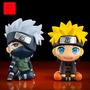 Imagem de Naruto Anime Figuras De Ação 10cm Uzumaki Naruto Kakashi Sasuke Itachi Bonito Q Figurals Modelo