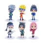 Imagem de Naruto Shippuden Anime Figuras De Ação Conjunto 12pcs Hinata Sasuke Itachi Kakashi Gaara PVC