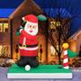 Imagem de Natal inflável Holidayana Golfing Santa 1,5 m com LED