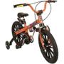 Imagem de Nathor Extreme Aro 16 Bicicleta Infantil Masculina Laranja Menino c/ Rodinha