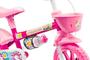 Imagem de Nathor Flower Aro 12 Bicicleta Infantil Feminina Rosa Menina com Cesto e Garrafinha