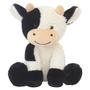 Imagem de NatureMan Cow Stuffed Animal Simulation Soft Plush Cute Cow Doll para meninos meninas Grande presente de aniversário 9 polegadas