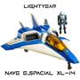 Imagem de Nave Espacial XL-14 + Mini Boneco Buzz Lightyear Hyperspeed - Mattel HHK01