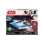 Imagem de Nave Star Wars Hasbro Resistance A Wing E1264 - Brinquedo de Piloto com Force Link