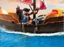 Imagem de Navio pirata Playmobil 71418 com 2 bonecos e 98 acessórios