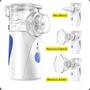 Imagem de Nebulizador Silencioso Portátil Branco com Alimentação 110V/220V